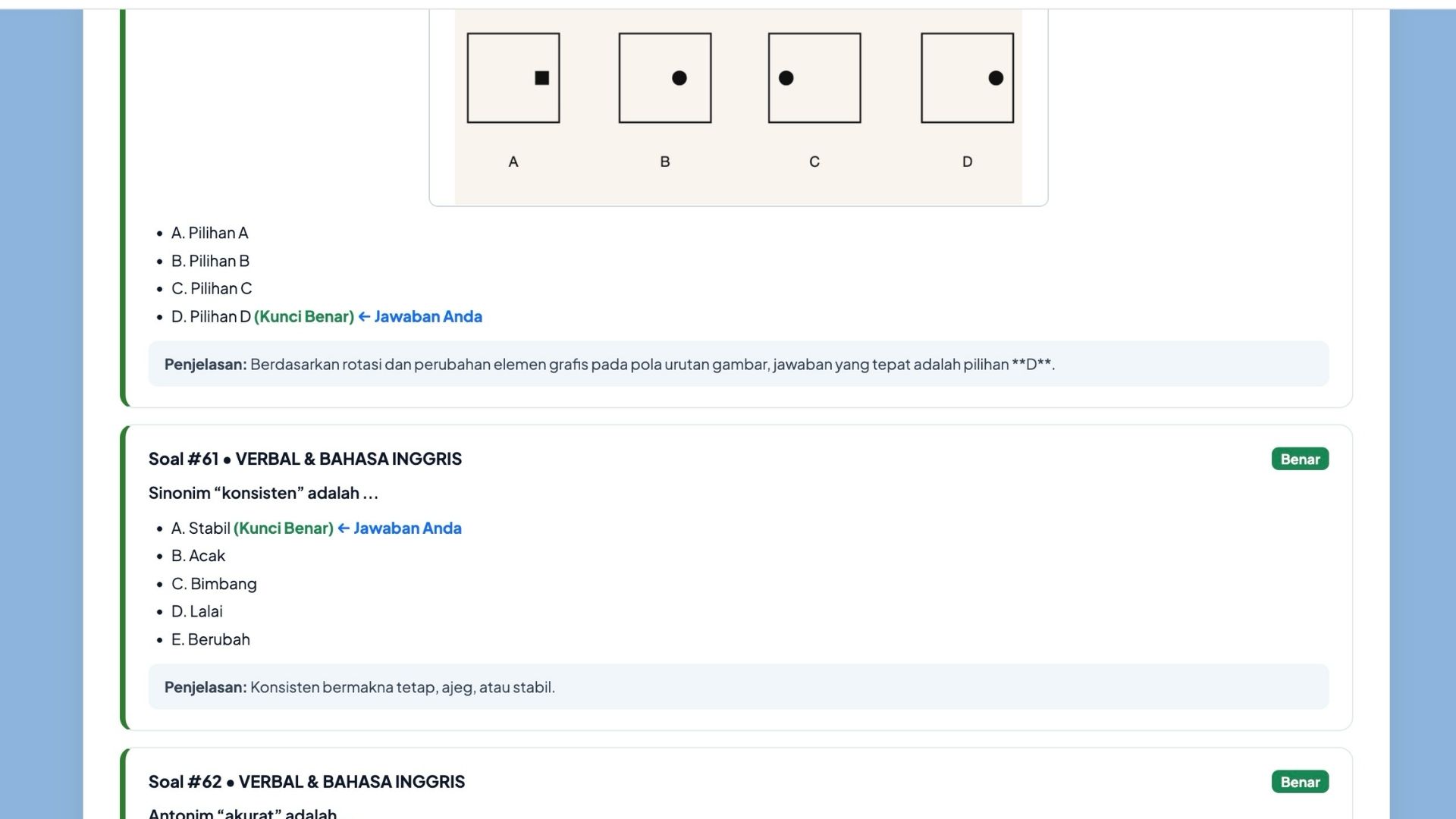 Review Kunci Jawaban dan Pembahasan Detail Soal PHR
